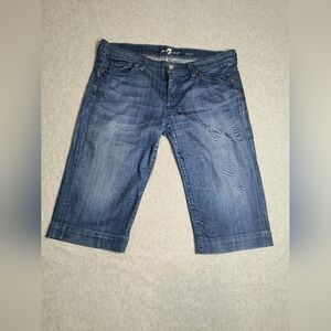 7 For All Mankind Dojo Womens Bermuda Shorts Womens